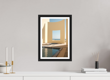 Load image into Gallery viewer, 10 x 15″, Wooden Frame- Black Matte Cabo