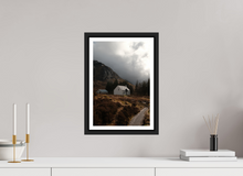 Load image into Gallery viewer, 10 x 15″, Wooden Frame- Black Matte The Wee White House