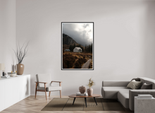 Load image into Gallery viewer, 40 x 60″, Wooden Frame- Black Matte The Wee White House